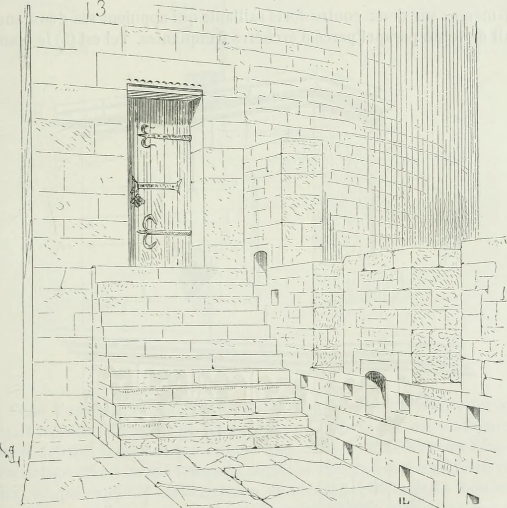An illustration from Dictionnaire raisonné de l'architecture française du XIe au XVIe siècle, 1875, leaf 386