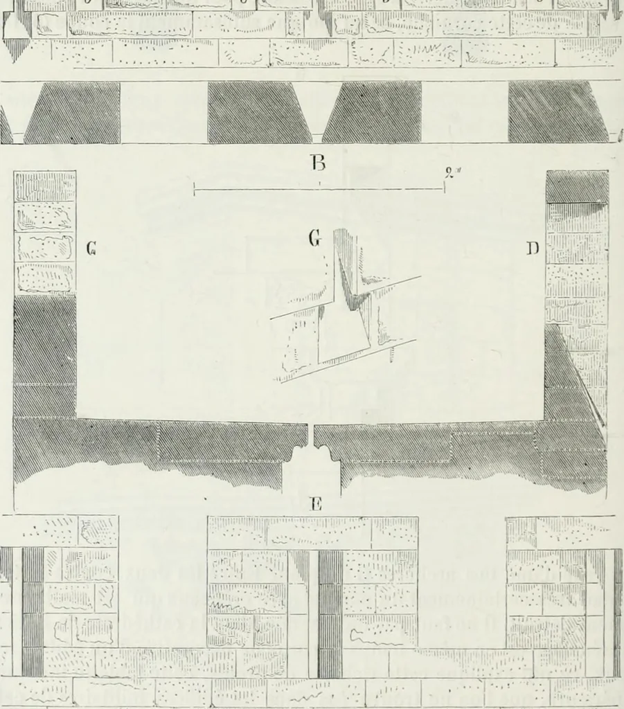 An illustration from Dictionnaire raisonné de l'architecture française du XIe au XVIe siècle, 1875, leaf 389