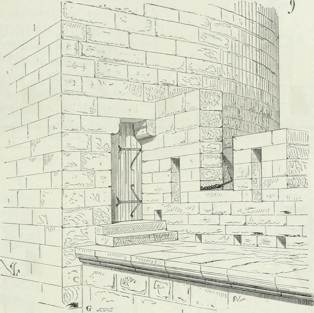 An illustration from Dictionnaire raisonné de l'architecture française du XIe au XVIe siècle, 1875, leaf 392