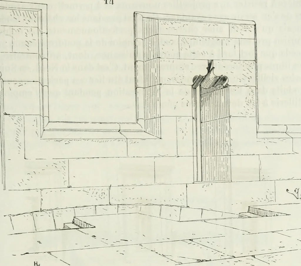 An illustration from Dictionnaire raisonné de l'architecture française du XIe au XVIe siècle, 1875, leaf 396