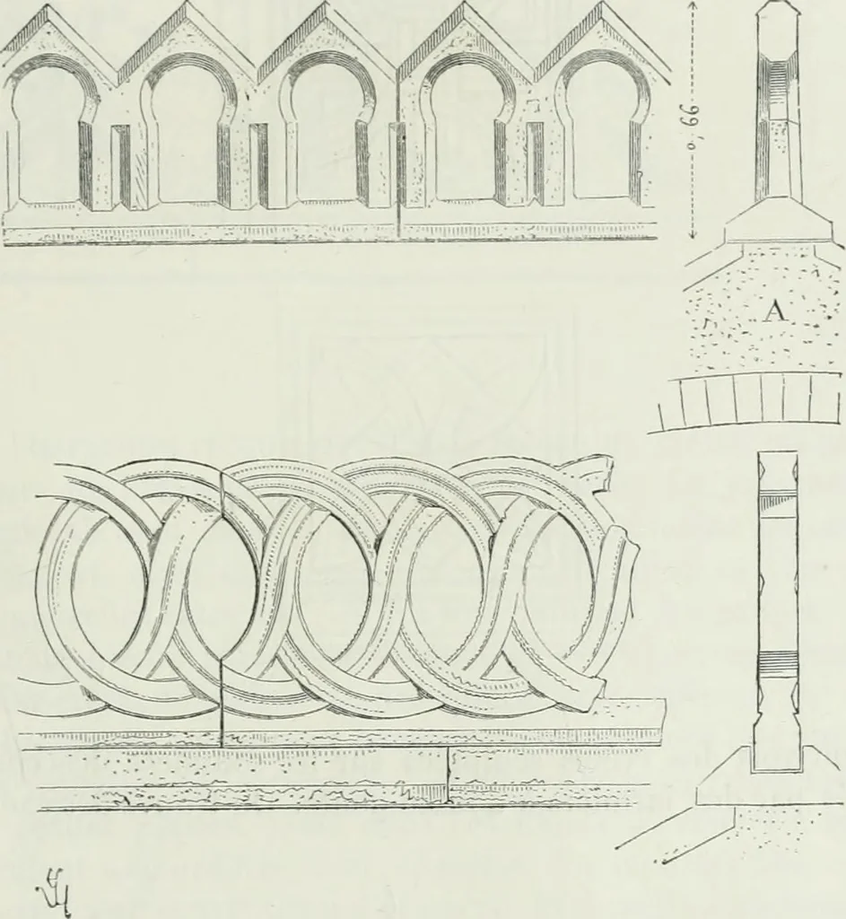 An illustration from Dictionnaire raisonné de l'architecture française du XIe au XVIe siècle, 1875, leaf 402