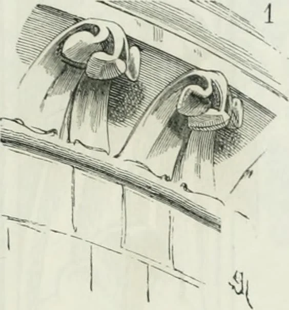 An illustration from Dictionnaire raisonné de l'architecture française du XIe au XVIe siècle, 1875, leaf 410