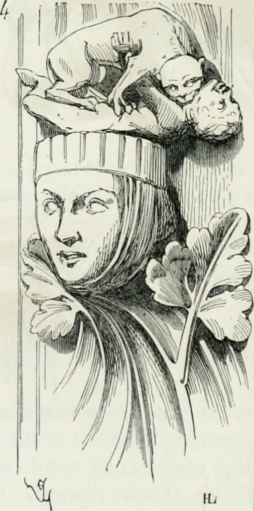 An illustration from Dictionnaire raisonné de l'architecture française du XIe au XVIe siècle, 1875, leaf 413