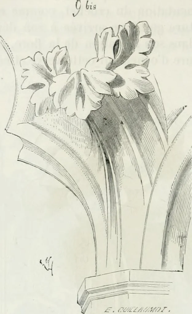 An illustration from Dictionnaire raisonné de l'architecture française du XIe au XVIe siècle, 1875, leaf 419