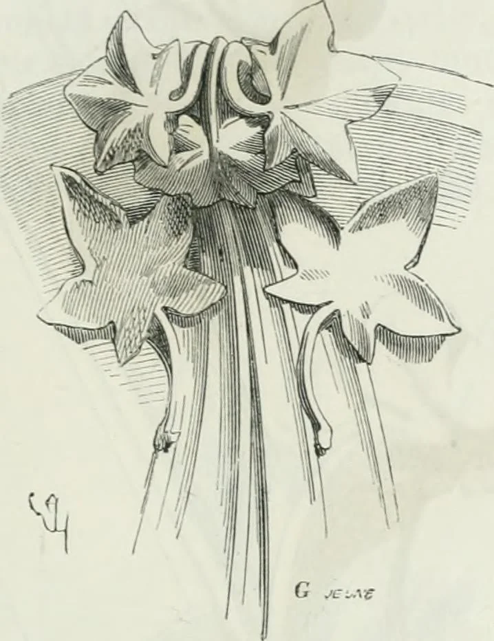 An illustration from Dictionnaire raisonné de l'architecture française du XIe au XVIe siècle, 1875, leaf 420