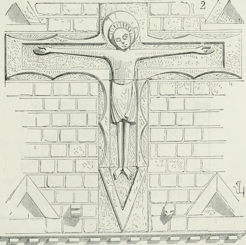 An illustration from Dictionnaire raisonné de l'architecture française du XIe au XVIe siècle, 1875, leaf 428