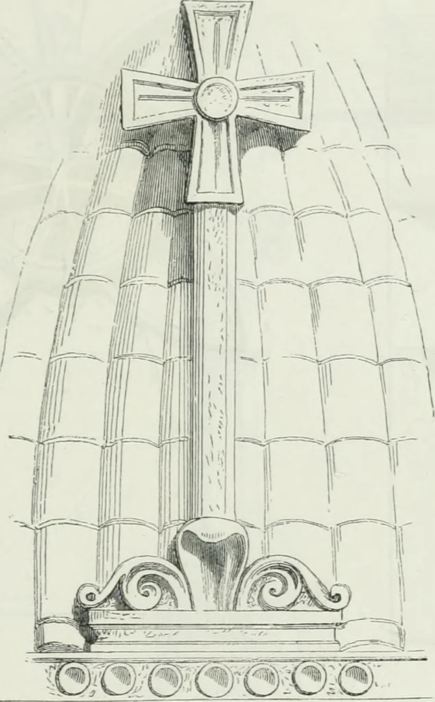 An illustration from Dictionnaire raisonné de l'architecture française du XIe au XVIe siècle, 1875, leaf 430