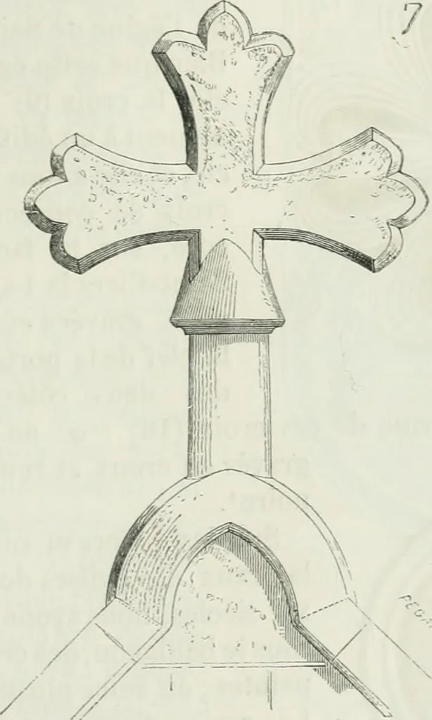 An illustration from Dictionnaire raisonné de l'architecture française du XIe au XVIe siècle, 1875, leaf 434
