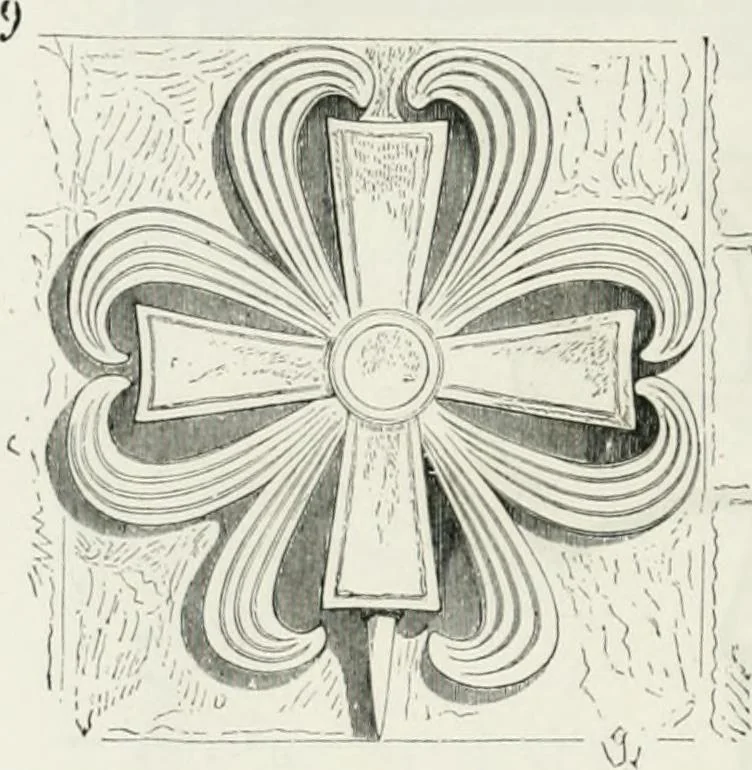 An illustration from Dictionnaire raisonné de l'architecture française du XIe au XVIe siècle, 1875, leaf 435