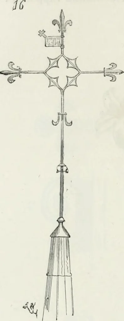 An illustration from Dictionnaire raisonné de l'architecture française du XIe au XVIe siècle, 1875, leaf 441