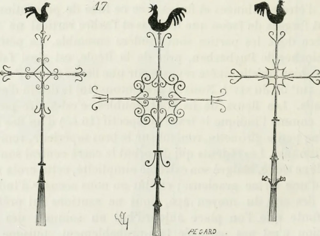 An illustration from Dictionnaire raisonné de l'architecture française du XIe au XVIe siècle, 1875, leaf 441