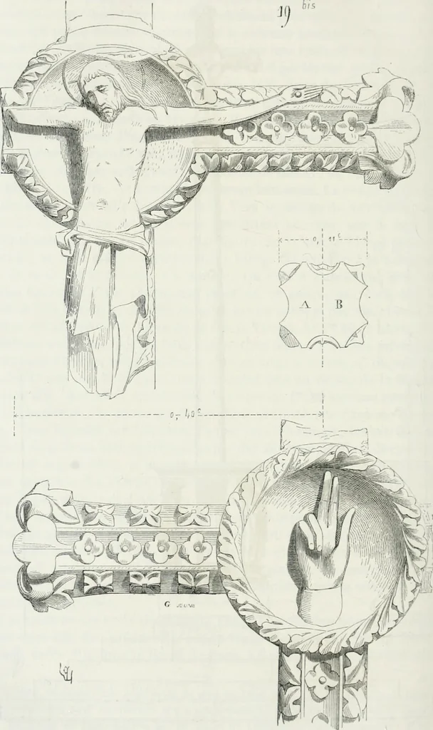 An illustration from Dictionnaire raisonné de l'architecture française du XIe au XVIe siècle, 1875, leaf 445