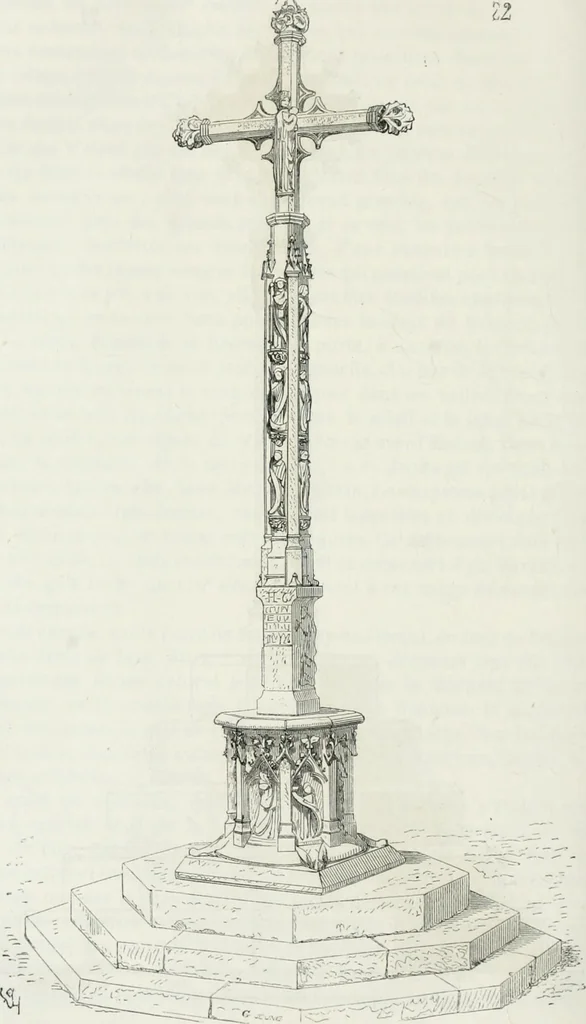 An illustration from Dictionnaire raisonné de l'architecture française du XIe au XVIe siècle, 1875, leaf 449