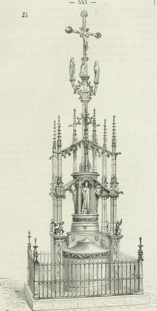 An illustration from Dictionnaire raisonné de l'architecture française du XIe au XVIe siècle, 1875, leaf 452