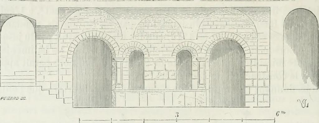 An illustration from Dictionnaire raisonné de l'architecture française du XIe au XVIe siècle, 1875, leaf 459