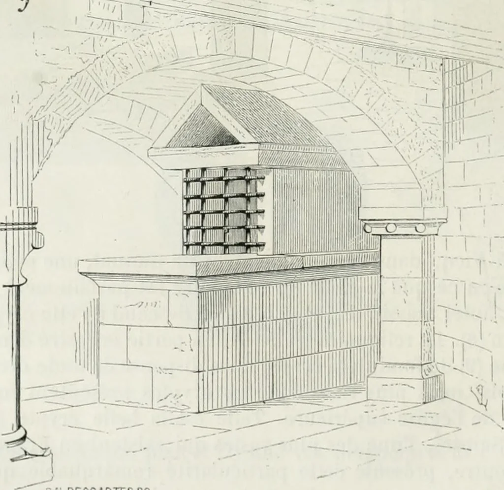 An illustration from Dictionnaire raisonné de l'architecture française du XIe au XVIe siècle, 1875, leaf 465