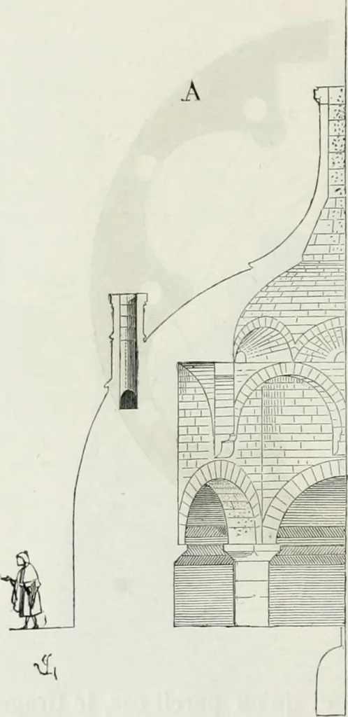 An illustration from Dictionnaire raisonné de l'architecture française du XIe au XVIe siècle, 1875, leaf 473