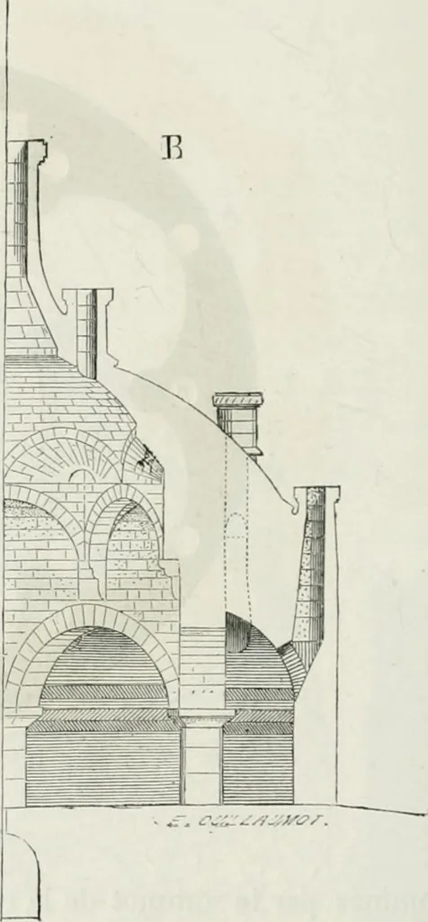 An illustration from Dictionnaire raisonné de l'architecture française du XIe au XVIe siècle, 1875, leaf 473