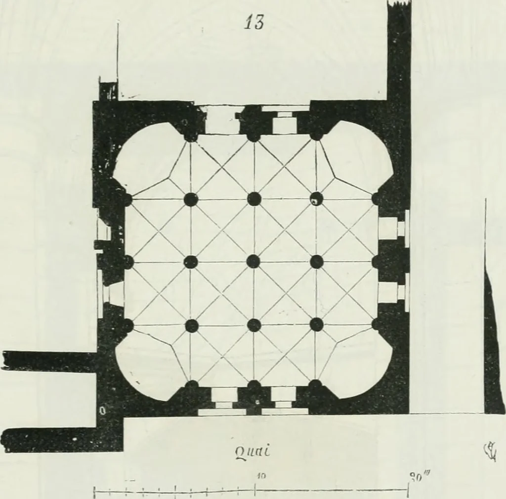 An illustration from Dictionnaire raisonné de l'architecture française du XIe au XVIe siècle, 1875, leaf 484