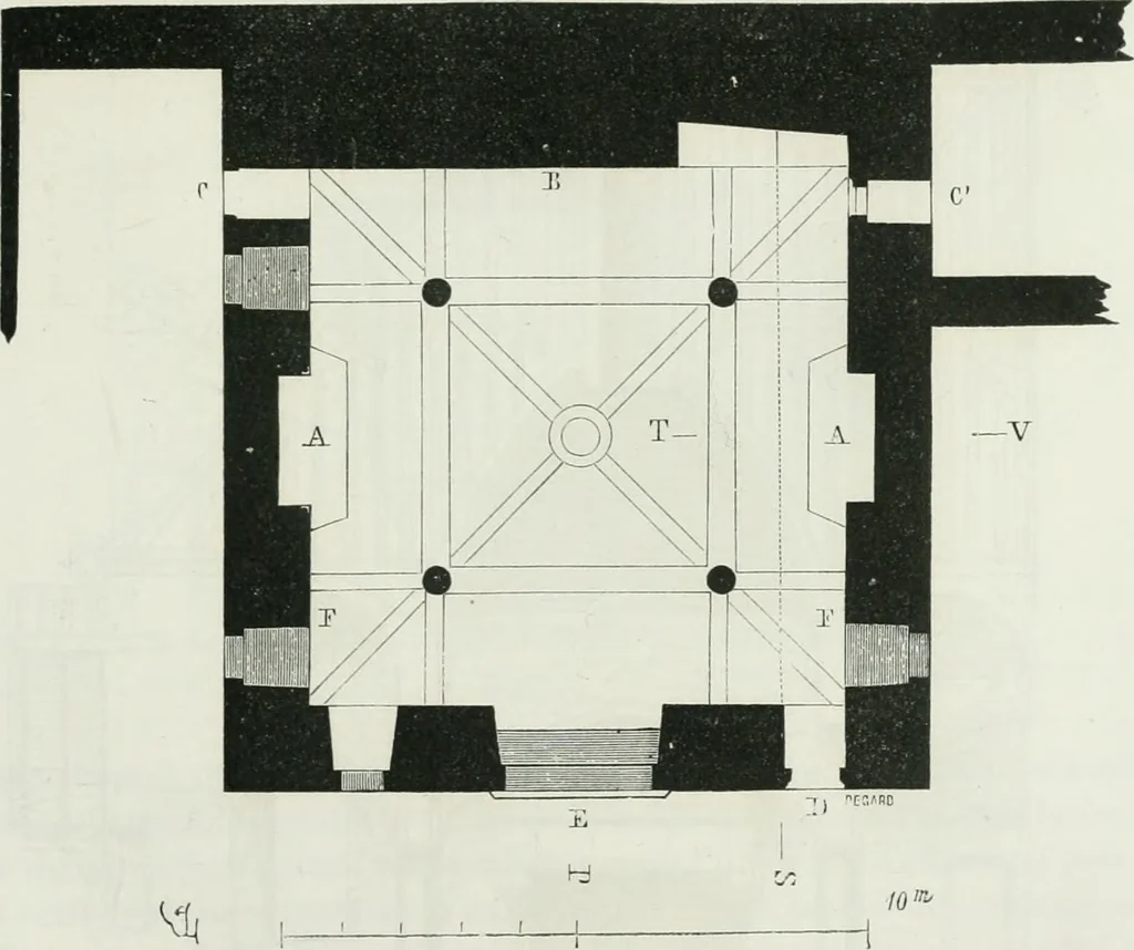 An illustration from Dictionnaire raisonné de l'architecture française du XIe au XVIe siècle, 1875, leaf 486