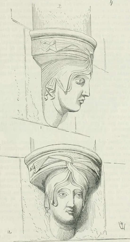 An illustration from Dictionnaire raisonné de l'architecture française du XIe au XVIe siècle, 1875, leaf 498