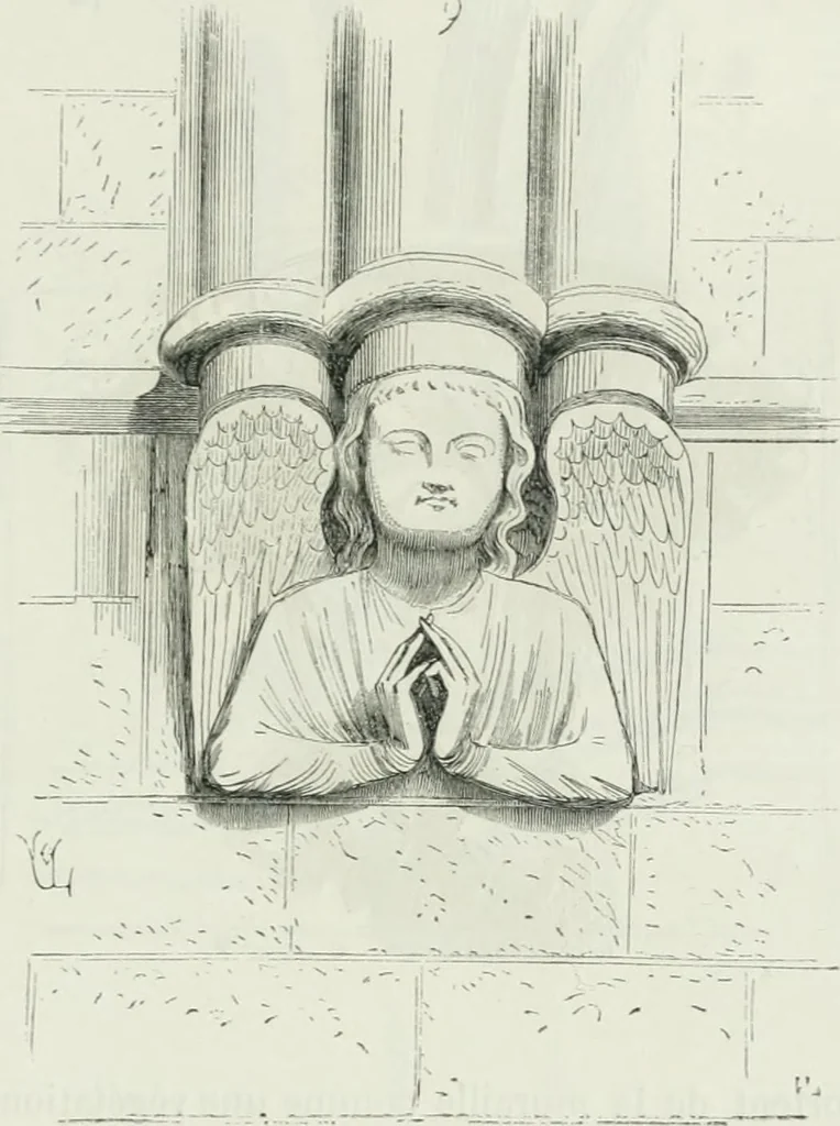 An illustration from Dictionnaire raisonné de l'architecture française du XIe au XVIe siècle, 1875, leaf 504
