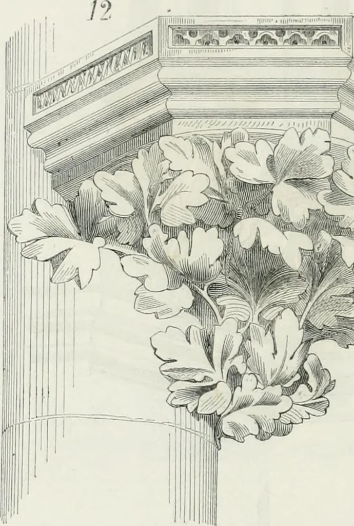 An illustration from Dictionnaire raisonné de l'architecture française du XIe au XVIe siècle, 1875, leaf 507