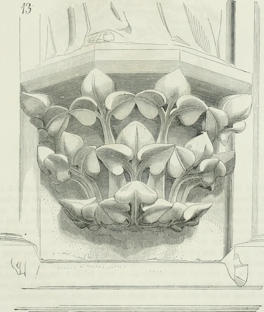 An illustration from Dictionnaire raisonné de l'architecture française du XIe au XVIe siècle, 1875, leaf 508