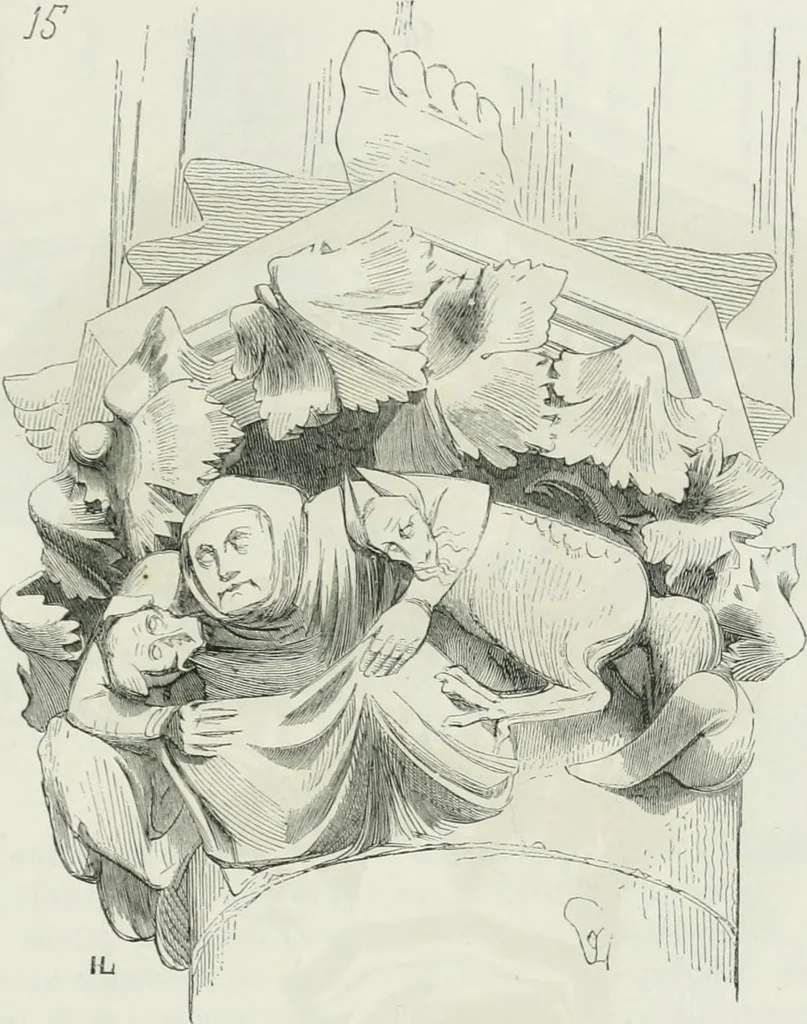 An illustration from Dictionnaire raisonné de l'architecture française du XIe au XVIe siècle, 1875, leaf 510