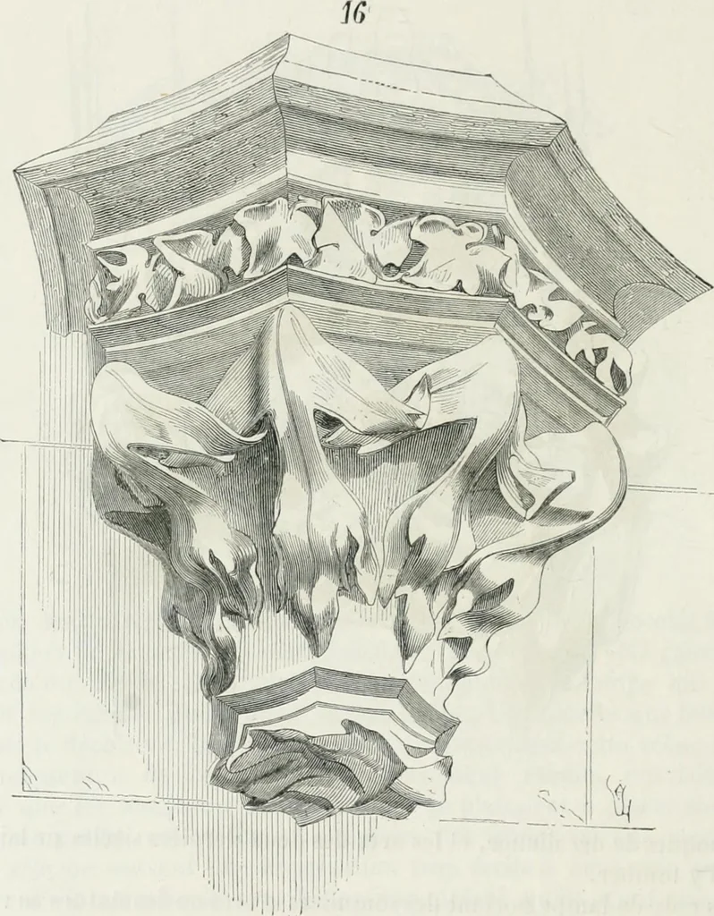 An illustration from Dictionnaire raisonné de l'architecture française du XIe au XVIe siècle, 1875, leaf 511