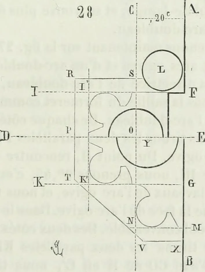 An illustration from Dictionnaire raisonné de l'architecture française du XIe au XVIe siècle, 1875, leaf 54