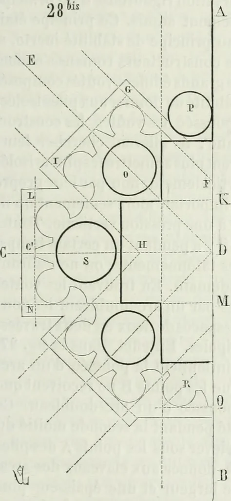 An illustration from Dictionnaire raisonné de l'architecture française du XIe au XVIe siècle, 1875, leaf 56