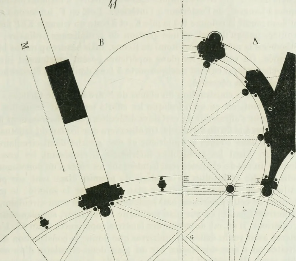 An illustration from Dictionnaire raisonné de l'architecture française du XIe au XVIe siècle, 1875, leaf 84