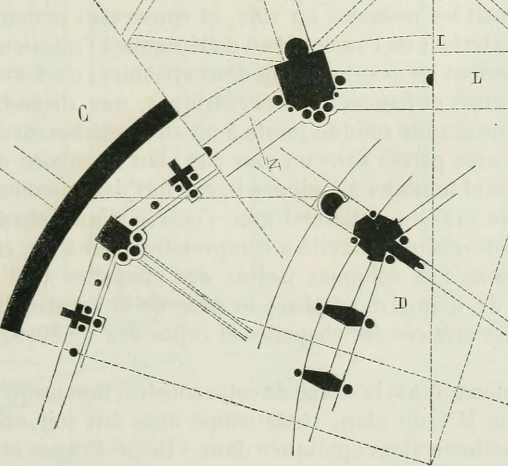 An illustration from Dictionnaire raisonné de l'architecture française du XIe au XVIe siècle, 1875, leaf 84