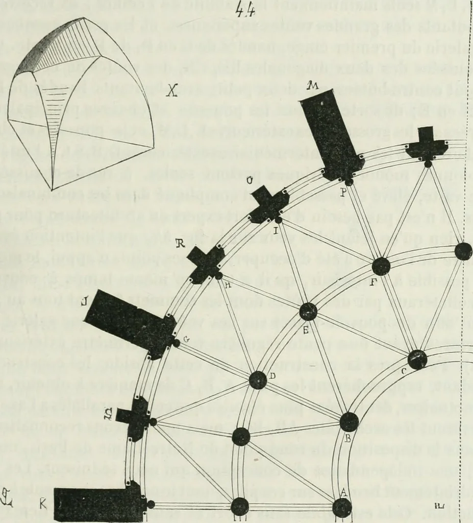 An illustration from Dictionnaire raisonné de l'architecture française du XIe au XVIe siècle, 1875, leaf 90