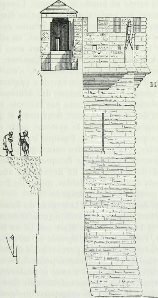 An illustration from Dictionnaire raisonné de l'architecture française du XIe au XVIe siècle, 1875, leaf 130