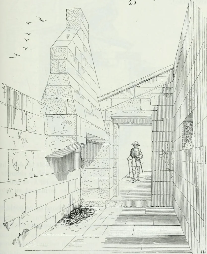 An illustration from Dictionnaire raisonné de l'architecture française du XIe au XVIe siècle, 1875, leaf 136