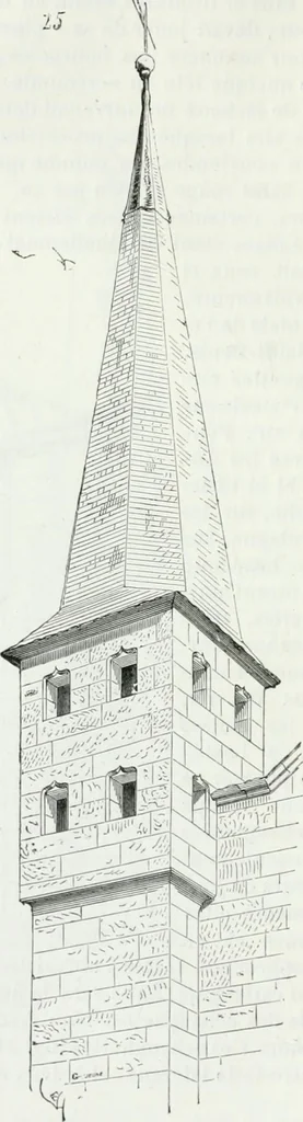 An illustration from Dictionnaire raisonné de l'architecture française du XIe au XVIe siècle, 1875, leaf 151