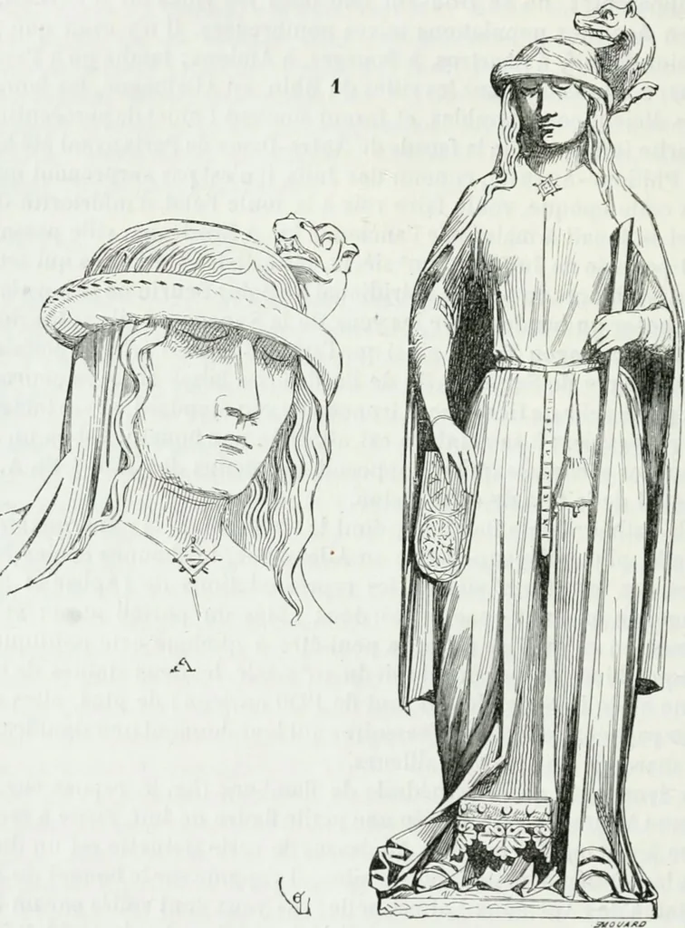 An illustration from Dictionnaire raisonné de l'architecture française du XIe au XVIe siècle, 1875, leaf 165