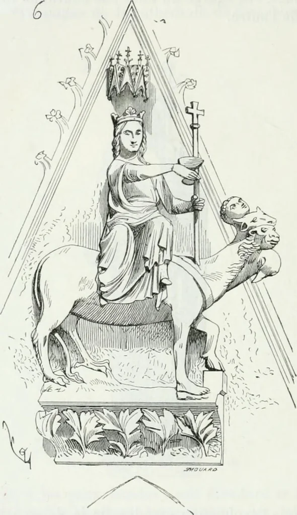 An illustration from Dictionnaire raisonné de l'architecture française du XIe au XVIe siècle, 1875, leaf 169