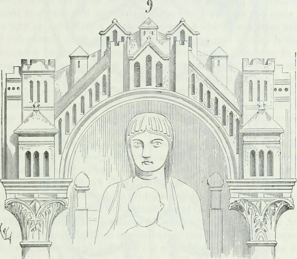 An illustration from Dictionnaire raisonné de l'architecture française du XIe au XVIe siècle, 1875, leaf 18
