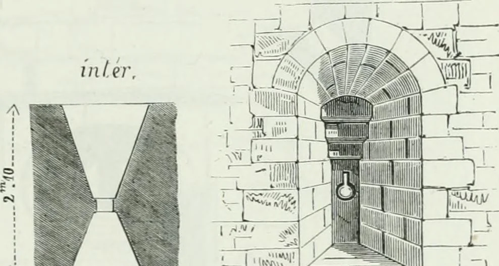 An illustration from Dictionnaire raisonné de l'architecture française du XIe au XVIe siècle, 1875, leaf 206