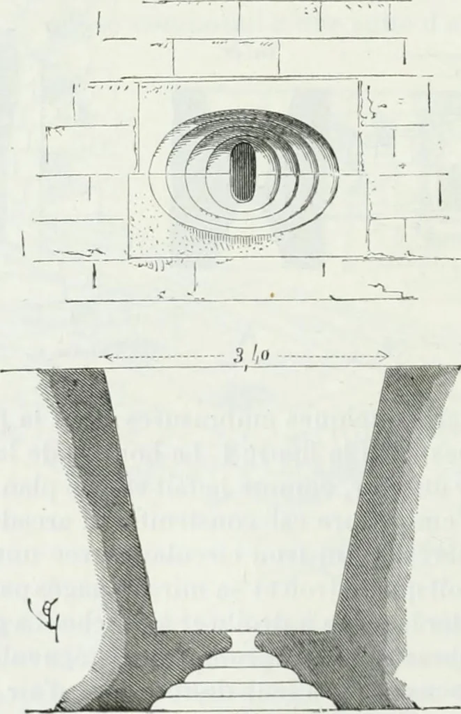 An illustration from Dictionnaire raisonné de l'architecture française du XIe au XVIe siècle, 1875, leaf 207