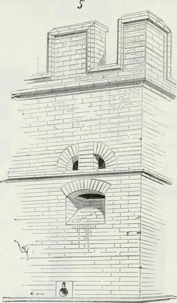 An illustration from Dictionnaire raisonné de l'architecture française du XIe au XVIe siècle, 1875, leaf 209
