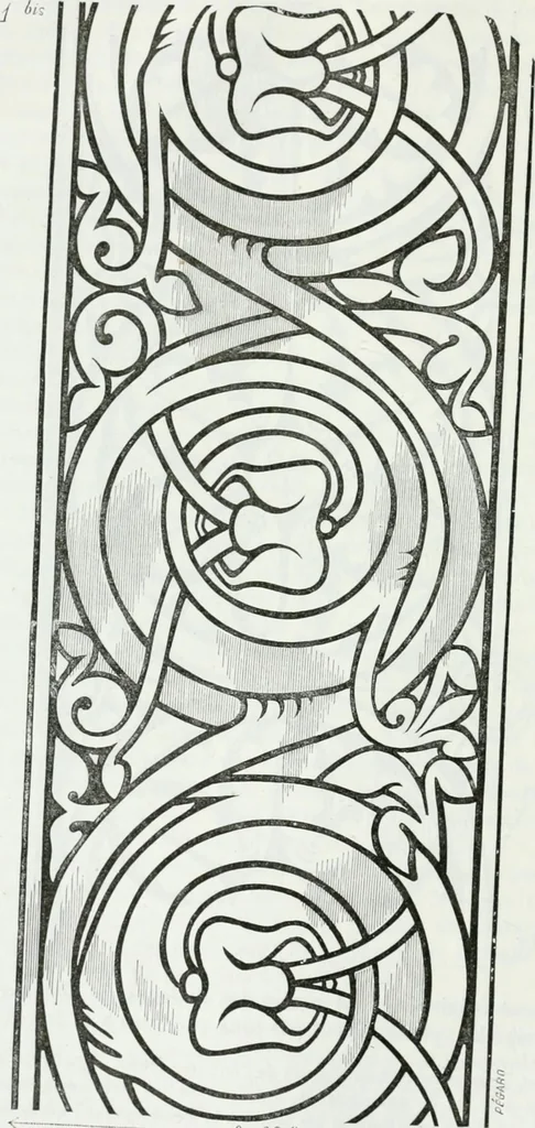 An illustration from Dictionnaire raisonné de l'architecture française du XIe au XVIe siècle, 1875, leaf 21