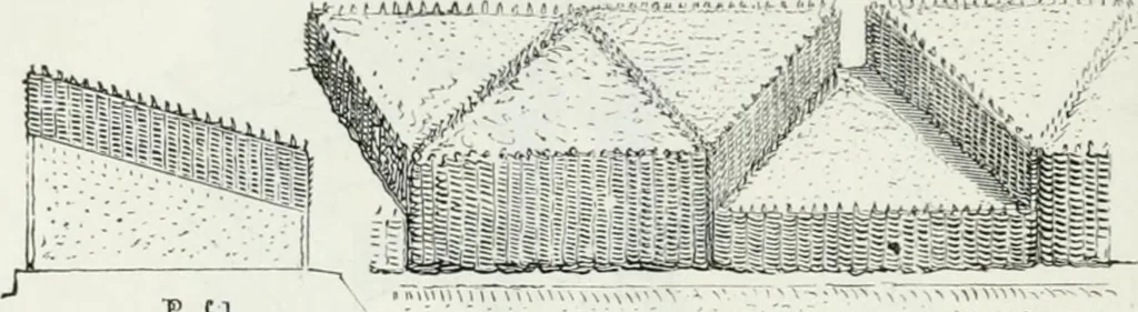 An illustration from Dictionnaire raisonné de l'architecture française du XIe au XVIe siècle, 1875, leaf 213