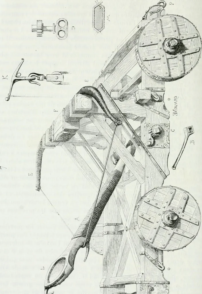 An illustration from Dictionnaire raisonné de l'architecture française du XIe au XVIe siècle, 1875, leaf 231