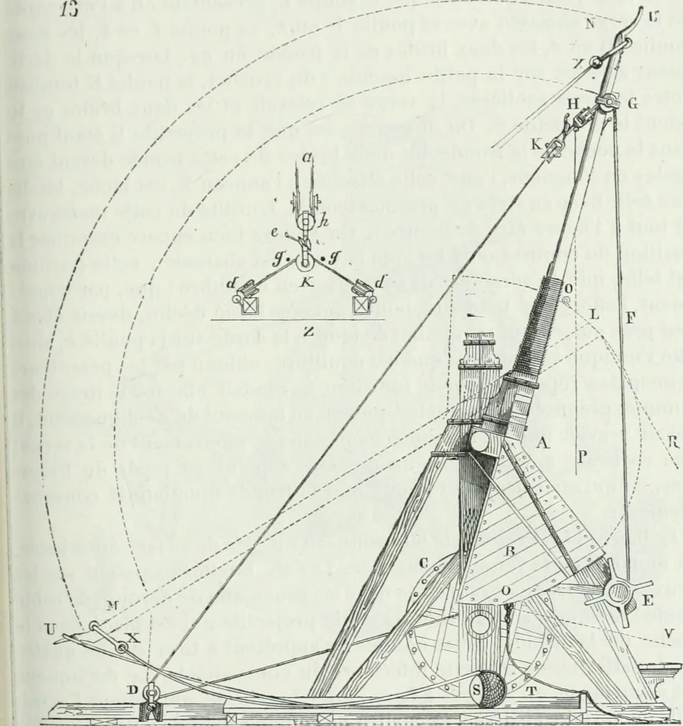 An illustration from Dictionnaire raisonné de l'architecture française du XIe au XVIe siècle, 1875, leaf 244