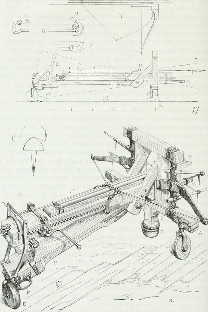 An illustration from Dictionnaire raisonné de l'architecture française du XIe au XVIe siècle, 1875, leaf 251