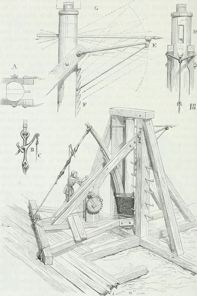 An illustration from Dictionnaire raisonné de l'architecture française du XIe au XVIe siècle, 1875, leaf 253